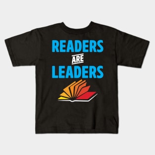 'Readers Are Leaders' Books Lover Kids T-Shirt